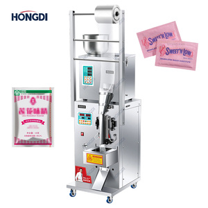 High Efficiency Automatic Four Side Seal Granule Packaging <b>Machine</b> with Wrapping & Labeling for Food Chemical Beverage Products - Product Image 2