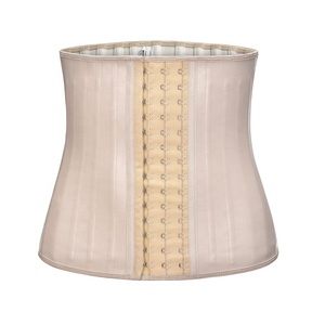 Girovita in seta da 25 ossa in acciaio lisci in lattice modellante aderente in gomma traspirante - Product Image 2