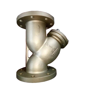Filtro tipo Y ANSI PN10 PN16 de hierro dúctil QT450 GGG50 con brida de acero inoxidable para tuberías industriales de aguas residuales - Product Image 5