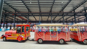 Shopping Mall <b>Outdoor</b> Indoor Theme Park Electric Trackless <b>Train</b>/scenic Spot Sightseeing <b>Train</b> Bus for Sale - Product Image 4