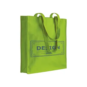 Bolsa de compras de algodón con fuelle, merchandising personalizado - Product Image 3