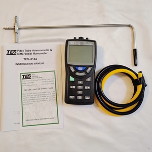 TES3142 Pitot 튜브 풍속계, 차동 압력 압력계 - Product Image 5