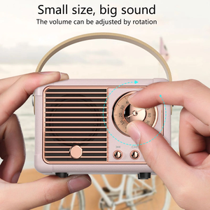 Reproductor de Música Portátil Clásico Retro HM11 Mini con Radio FM, Subwoofer Inalámbrico, Compatible con USB y Tarjeta TF, Altavoz Bluetooth - Product Image 3