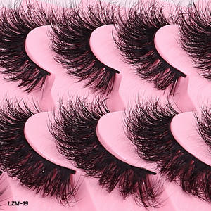 7 paires de <span class=keywords><strong>faux</strong></span> <span class=keywords><strong>cils</strong></span> en bande, vegan, 3D, effet vison, vente en gros de <span class=keywords><strong>faux</strong></span> <span class=keywords><strong>cils</strong></span> - Product Image 3