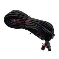 Kamera Mundur Mobil Dirui 33ft dengan Kabel Ekstensi Lebih Panjang untuk Perekaman Mundur, Konektor Sudut Kanan, Bahan PVC/Nylon