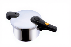 Olla a Presión Ecológica de Acero Inoxidable <span class=keywords><strong>SAM</strong></span> con Válvula de Presión, Mango de Madera, Fondo de Aluminio, Sin Revestimiento Interior - Product Image 2