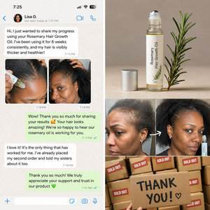 Aceite de Romero para el Crecimiento del Cabello, Marca Privada, Roll-On, Etiqueta Personalizada, Vegano, Fábrica para Pequeñas Empresas - Product Image 6