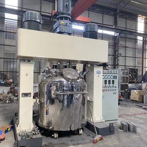 Mélangeur avec agitateur planétaire, mélangeur planétaire double avec presse, machine à fabriquer du mastic silicone - Product Image 6