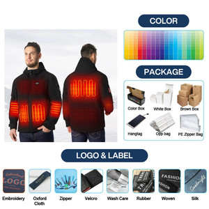 <span class=keywords><strong>Veste</strong></span> de <span class=keywords><strong>chasse</strong></span> <span class=keywords><strong>chauffante</strong></span> pour <span class=keywords><strong>homme</strong></span> Mydays Outdoor <span class=keywords><strong>avec</strong></span> capuche, en polaire, chauffage électrique, lavable, <span class=keywords><strong>avec</strong></span> <span class=keywords><strong>batterie</strong></span> externe intégrée - Product Image 3