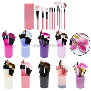 Trang Điểm Bàn Chải Thiết Lập Với Kit 12Pcs Xách Tay Giá Rẻ Bóng Mắt Vẻ Đẹp Trang Điểm Công Cụ <span class=keywords><strong>Make</strong></span> <span class=keywords><strong>Up</strong></span> Bàn Chải Thiết Lập Smudge Bàn Chải - Product Image 1