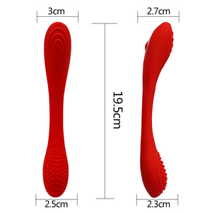 Vibrador de Doble Cabeza con Carga USB para Parejas Lesbianas, Estimulador de Punto G, Próstata y Anal, Juguetes Sexuales para Adultos para Mujeres y Hombres - Product Image 3