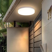 Ingangsverlichting, plafond, stofdicht, vochtbestendig en muggenbestendig, rond schotelbord, badkamer, balkon,