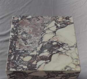 SH STONE Mármol nórdico Calcuta Zócalo Joyería Calacatta Viola Mármol Cubos Piedra Calacatta Viola Mármol Mesa auxiliar <span class=keywords><strong>Plin</strong></span> - Product Image 6