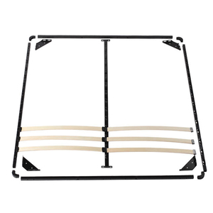 Có thể điều chỉnh Nữ Hoàng Kích thước khung giường với thanh gỗ-Cơ sở nền tảng hiện đại không tiếng ồn cho nền tảng nệm, lắp ráp dễ dàng - Product Image 3