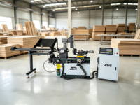 Tour à bois CNC multifonctionnel à double axe et quatre lames 220V 380V pour le tournage, le ponçage, le rainurage, le traitement des piliers d'escalier et des pieds de table