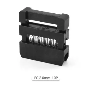 2.0mm 2*5pin Idc Female Socket 2.0 pitch 10Pin dual Row FC IDC Connector