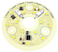 Experto en Diseño Electrónico ODM, Panel de Luz LED de 8W, AC 100-120V, Atenuación Triac Lineal, Solución de Fabricación Rentable, PCBA