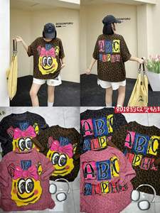 เสื้อยืดโอเวอร์ไซส์ลายอนิเมะวินเทจสำหรับ<span class=keywords><strong>ผู้หญิง</strong></span> ผ้าคอตตอนเนื้อหนาคุณภาพสูง ประดับด้วยคริสตัลสไตล์ Y2K - Product Image 4