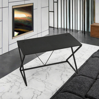 Bureau de jeu Fanmi innovant et durable en métal avec surface MDF, hauteur réglable, rectangulaire, élégant, pour la maison et le bureau, idéal pour les gamers