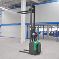 Gerbeur électrique complet Zhongli 1,5 tonne, portable, certifié CE, petit gerbeur, batterie lithium/plomb-acide, garantie 1 an, palette