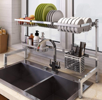 Bol de rangement en métal en acier inoxydable, ustensile de cuisine, plaque murale, support de plateau, égouttoir à vaisselle, support de séchage