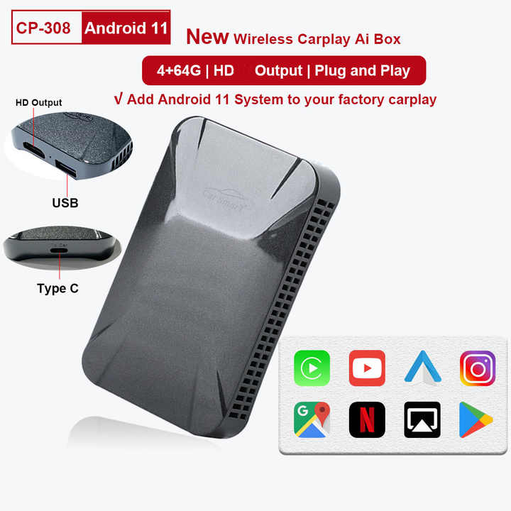 CP-308 carplay interface box for universal car wireless 