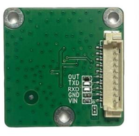 WK60-10B2525F1 60Ghz Sensor Jarak Jauh Radar Gelombang Milimeter Modul Deteksi Pemantauan Zona Buta Maks 40m