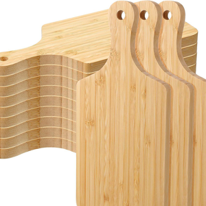 Grandes planches à découper <span class=keywords><strong>en</strong></span> bambou Double face portables chaudes équipement de <span class=keywords><strong>cuisine</strong></span> personnalisé poignées personnalisées pour la viande légumes hacher - Product Image 1