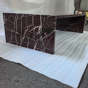 Prix d'usine Table basse Rosa Levanto en marbre rouge pierre naturelle moderne pour meubles de salon chambre <span class=keywords><strong>à</strong></span> coucher - Product Image 4