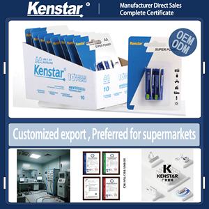 Ультращелочная батарея AA AAA 1,5 В LR6 <span class=keywords><strong>LR03</strong></span> сухие элементы первичные батареи OEM/ODM Оптовые поставки с сертификатом CE KC - Product Image 2