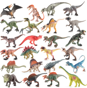 Lot de figurines miniatures de dinosaures en PVC, modèles de dinosaures en plastique solide, jouets pour enfants, figurines de collection - Product Image 1