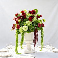 Nouvelle Composition Florale de Mariage de Haute Qualité, Style Romantique Blanc Rose Vert, Boule de Fleurs, Centre de Table Durable en Soie et Plastique