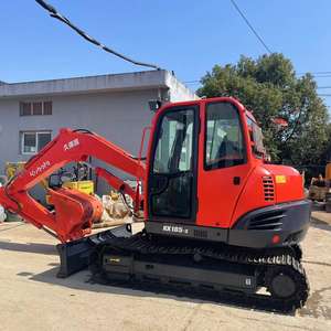 Excavadora usada Kubota KX185 Excavadora de orugas Miniexcavadora de segunda mano KUBOTA KX155 KX163 KX165 KX183 KX185 en stock para la venta - Product Image 1