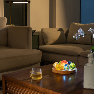OEM Customized DIY LED <strong>Light</strong> Base Wooden <strong>Table</strong> Lamp Night Lighted Display for Crystal Glass Art Illuminated Base - Product Image 6