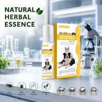 Zourunan Nouvelle Arrivée Spray Soin Herbal pour Animaux Extrait de Plante d'Eucalyptus Brume pour Chiens et Chats Toilettage du Pelage 100ml OEM ODM