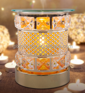 La lampada scaldino olio essenziale oro lussuoso scaldabagno olio spina in 7 colori scaldabagno elettrico per la vita notturna più romantica - Product Image 2