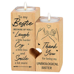 Portacandele <span class=keywords><strong>in</strong></span> <span class=keywords><strong>legno</strong></span> a forma di cuore rettangolare portacandele tealight portacandele <span class=keywords><strong>candeliere</strong></span> decorativo - Product Image 1