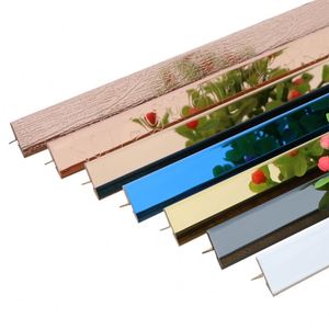 M169 304 Stainless Steel Waterproof Durable Easy Installation Decorative <b>Tile</b> Trim T Profile Strips 5+ Year Warranty for - Product Image 2