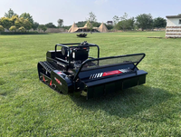 Untuk Hightop Smart Self-Propelled pengendali jarak jauh robot rumput 1000mm Max pemotongan lebar 4-tak Crawler mesin Track untuk taman