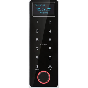 IP66防水图雅应用有机发光二极管屏幕指纹125khz 13.56mhz触摸指纹键盘访问控制器5000用户 - Product Image 1