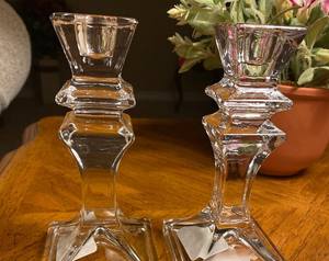 Petit bougeoir en verre sodocalcique transparent de luxe pour mariage/décoration de la maison - Product Image 4