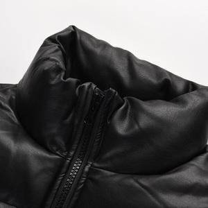 Хлопковая куртка из искусственной кожи - Product Image 3