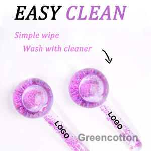 Benutzer definiertes Logo Ice Beauty Balls Gesichts behandlung Kalte Gesichts <span class=keywords><strong>massage</strong></span> Roller Balls Frostschutz flüssigkeit Reduzieren Sie Schwellungen Poren Falten 2St - Product Image 3