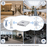 Repetidor Digital de Banda Dual de 1800 y 2100 MHz, DCS1800 UMTS2100, Ganancia de 75 dB, 17 dBm, 4 Subbandas Ajustables, Amplificador de Señal Interior USB