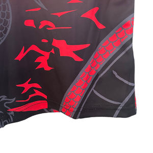 Özel %100 Pamuk Erkek Forması Nefes Alabilen Su Geçirmez Hızlı Kuruyan Şişirme Baskılı Anti-Bakteriyel Kısa Kollu 3D Düz Desen - Product Image 2