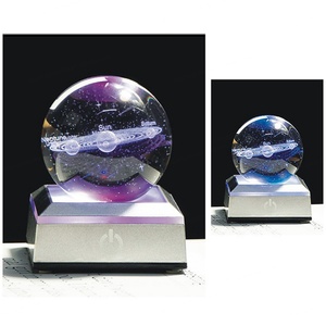 Base d'éclairage LED ABS standard multicolore, support carré pour plaque d'affichage, pour art en verre 3D avec interrupteur tactile sensible - Product Image 5