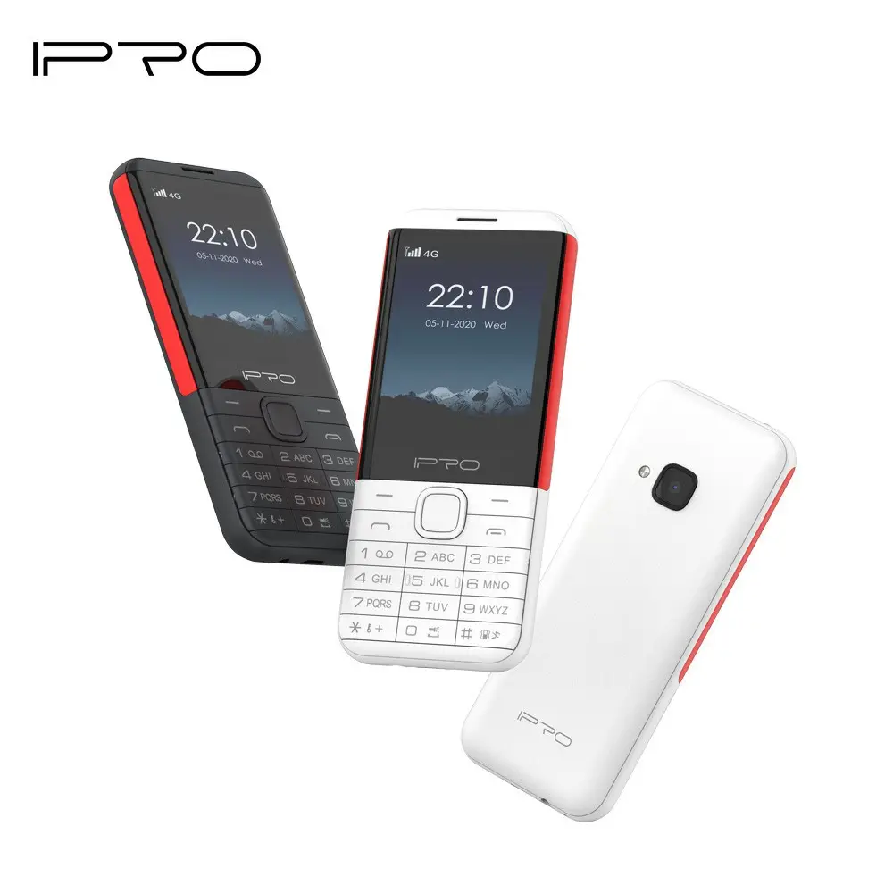 IPRO F301 Factory 2.8 Inch 4G Volte Keypad Android Mobile Phone with Whatapp online 4g keypad mobile phone