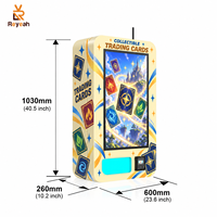 Distributeur automatique de cartes IP avec écran tactile intelligent pour cartes TCG, COG, jeux, paquets et boîtes, équipé d'un lecteur de cartes