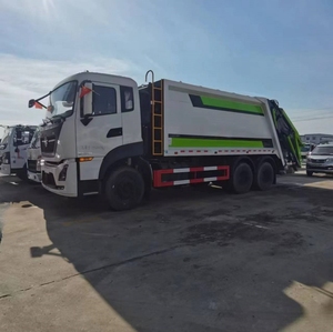 Dongfeng Cargador trasero Camión compactador de basura Camión de basura - Product Image 3