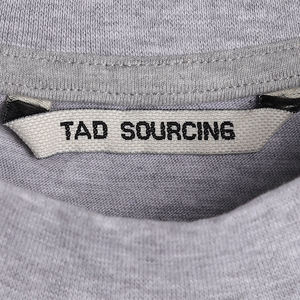 เสื้อยืดลำลองสีเทาคุณภาพสูงสำหรับผู้ชาย 160 GSM ผ้าฝ้าย 90% วิสโคส 10% ขายส่งจำนวนมาก - Product Image 5